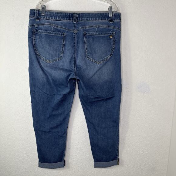Democracy "Ab"solution ankle skimmer blue jeans size 16, classic, versatile - Picture 4 of 8